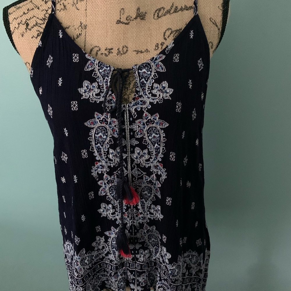 L.U.Q Handkerchief Tank Size Large